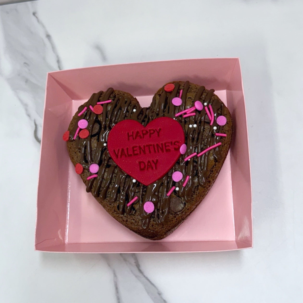 Heart Shaped Brownie