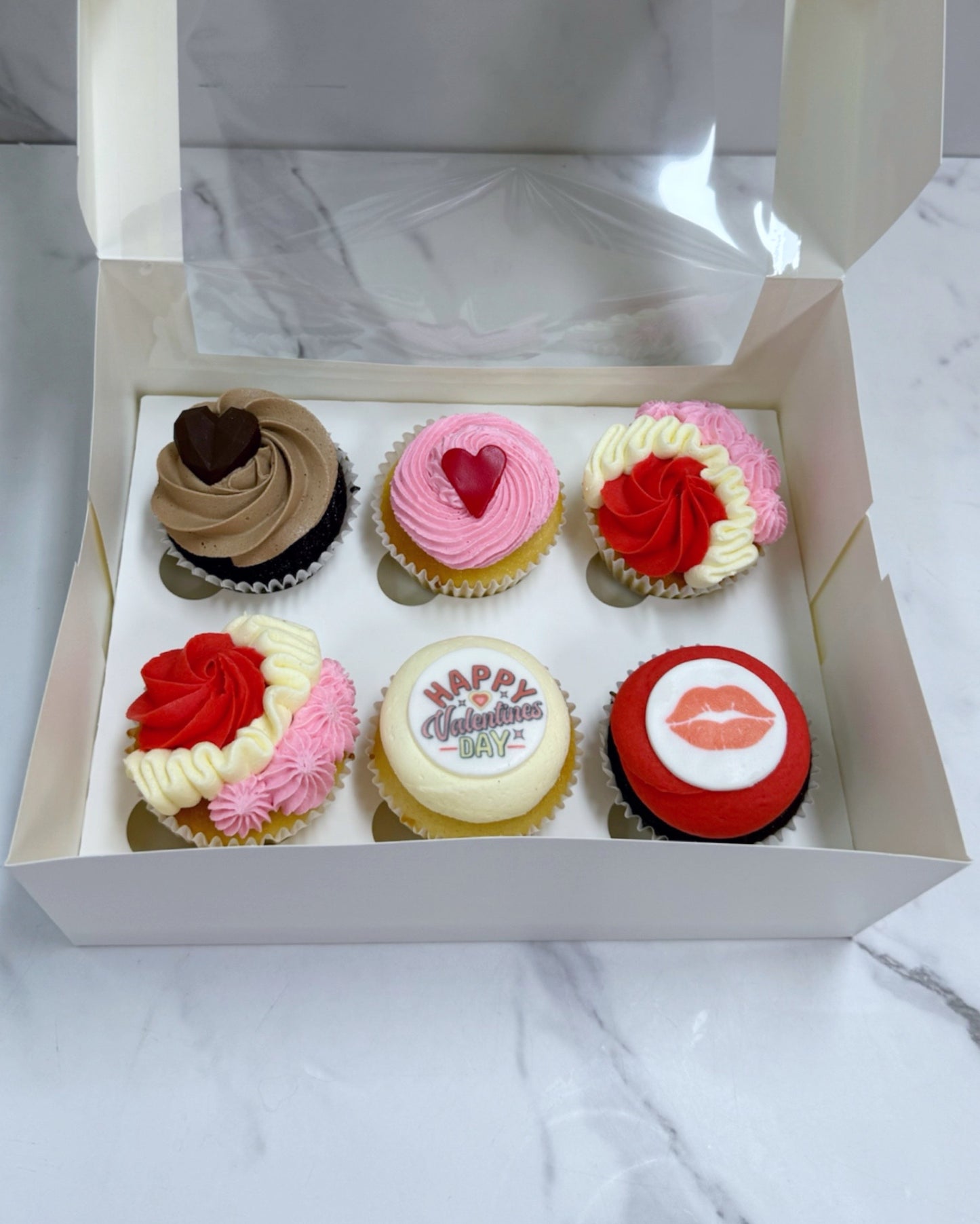 Valentines Day Cupcake 6 Pack