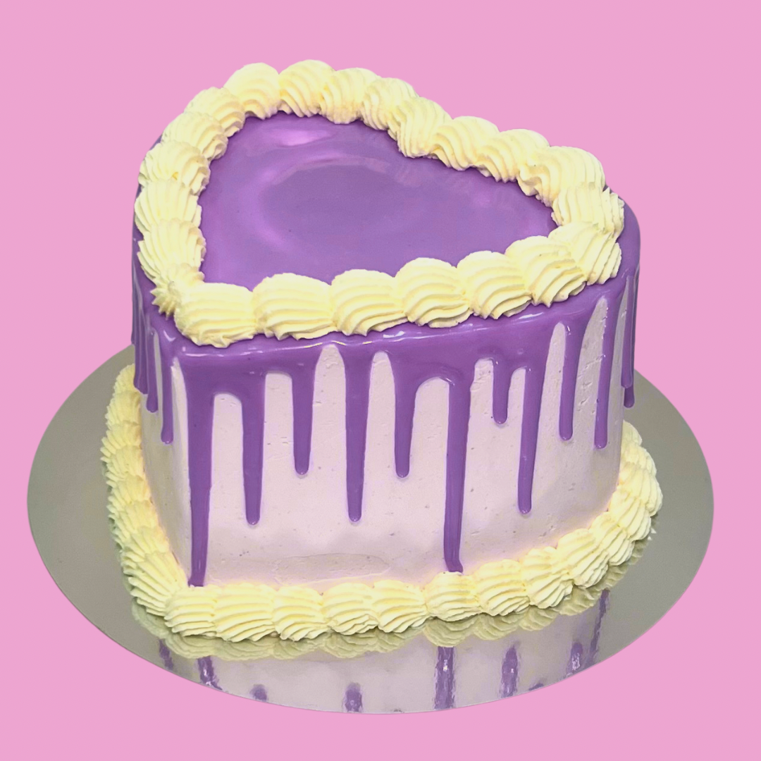 Heart Drip Cake