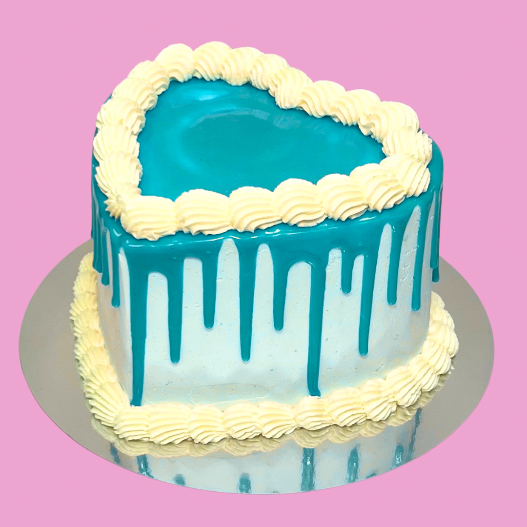 Heart Drip Cake