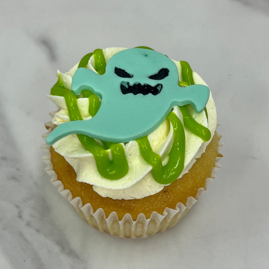 Slimy Ghost Cupcake