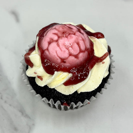 Zombie Brain Cupcake