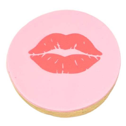Pink & Red Lips Cookie