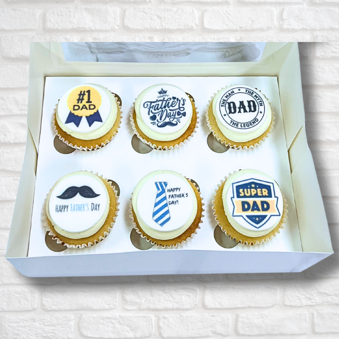 6 Pack Fathers Day Cupcakes