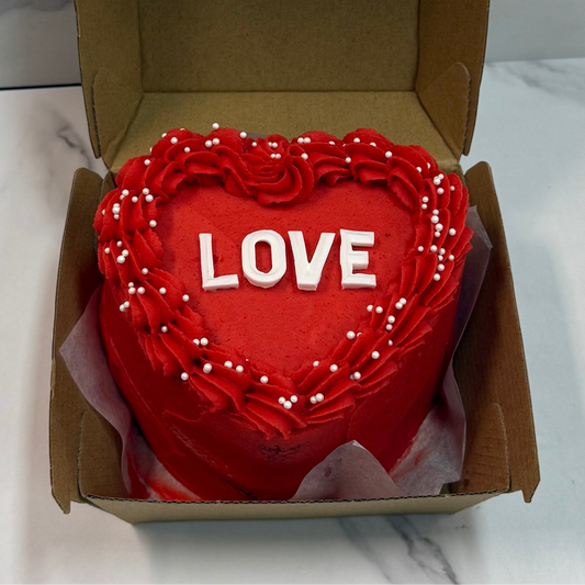Red Velvet Love Bento Cake