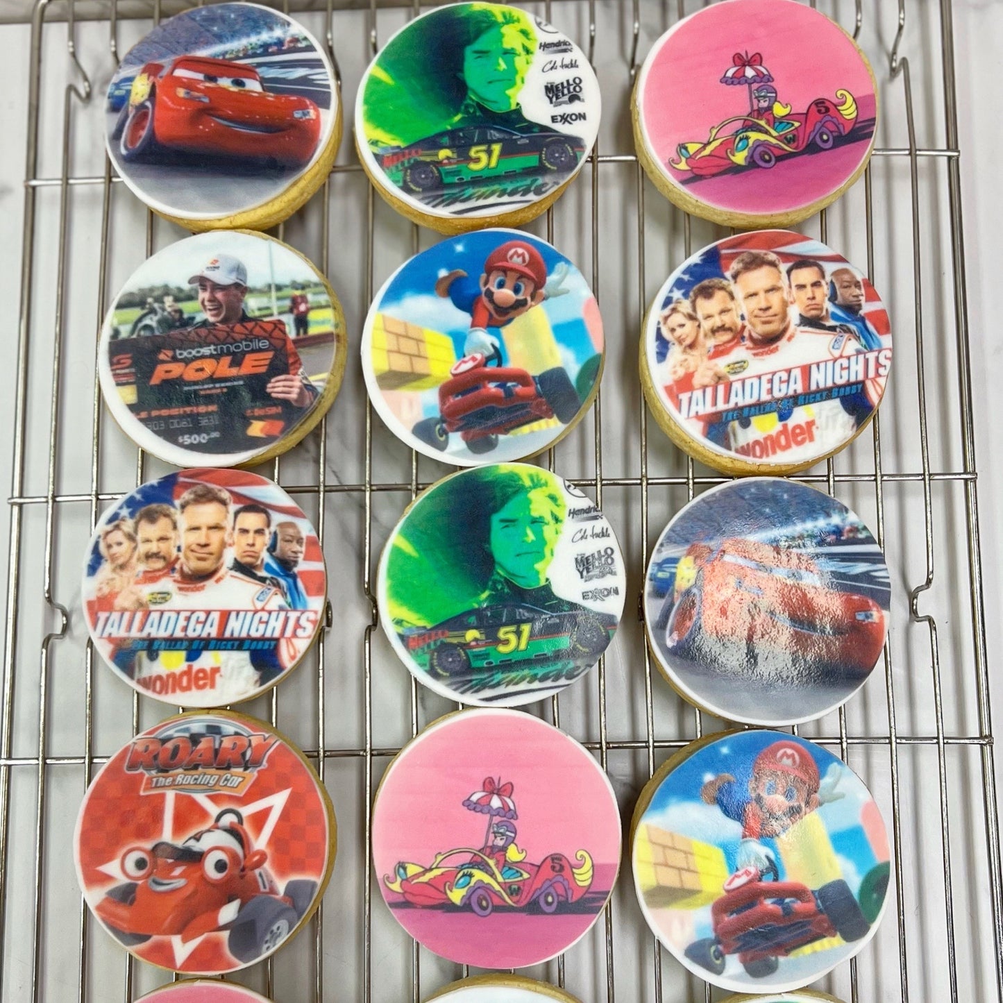 6 Motorsports Legends Cookies to sponsor Jarrod Hughes !!